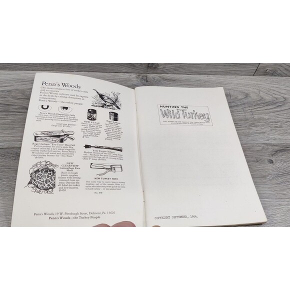 HUNTING THE WILD TURKEY First Reprint of the Famous Tom Turpin 1966 Roger Latham - Picture 4 of 10